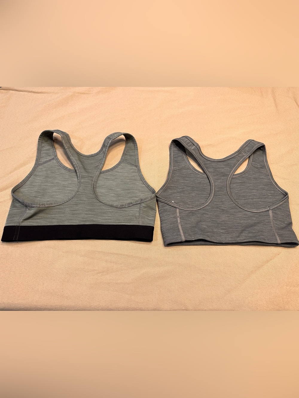 Nike Gray Racerback Sports Bras Bundle (Size Small) - Picture 2 of 4